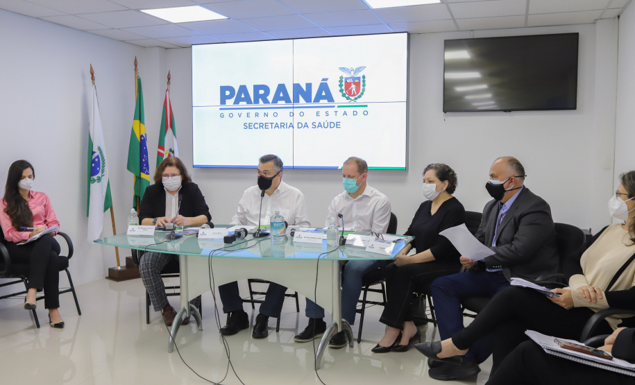 Coletiva com o Secretario de Estado da Saude, Beto Preto