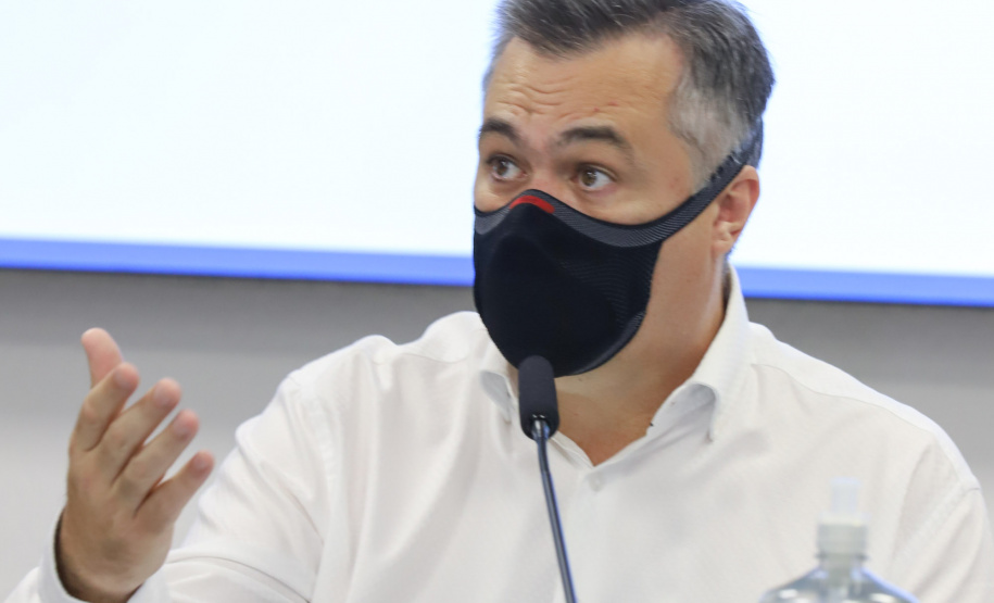 Coletiva de Imprensa com o Secretario de Saude, Beto Preto e com Nestor Werner Diretor Geral SESA