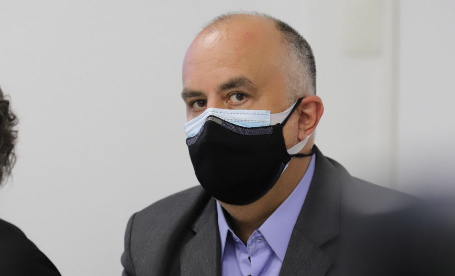 Coletiva de Imprensa com o Secretario de Saude, Beto Preto e com Nestor Werner Diretor Geral SESA