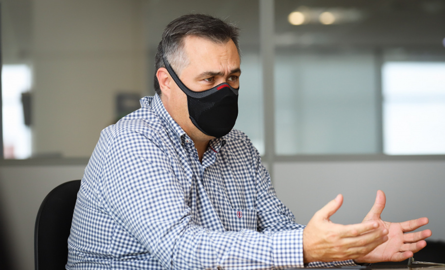 Secretário de Estado da Saúde, Beto Preto.