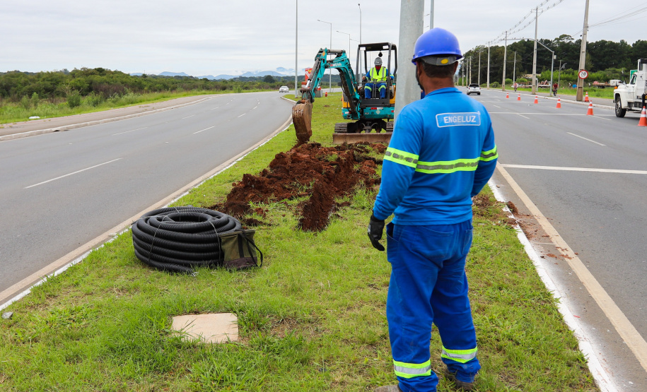 Governo do Estado inicia obras da nova iluminação da Rodovia João Leopoldo Jacomel