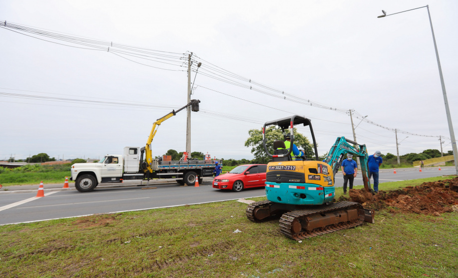 Governo do Estado inicia obras da nova iluminação da Rodovia João Leopoldo Jacomel