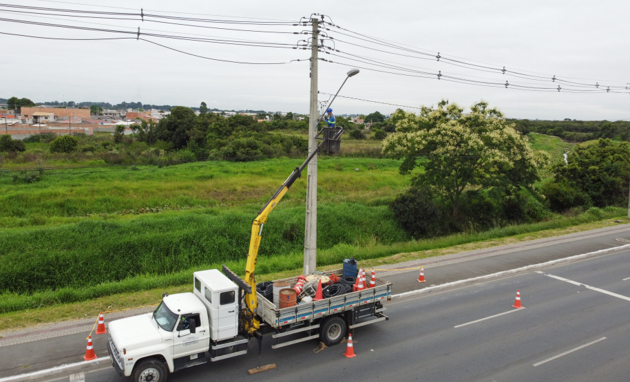 Governo do Estado inicia obras da nova iluminação da Rodovia João Leopoldo Jacomel