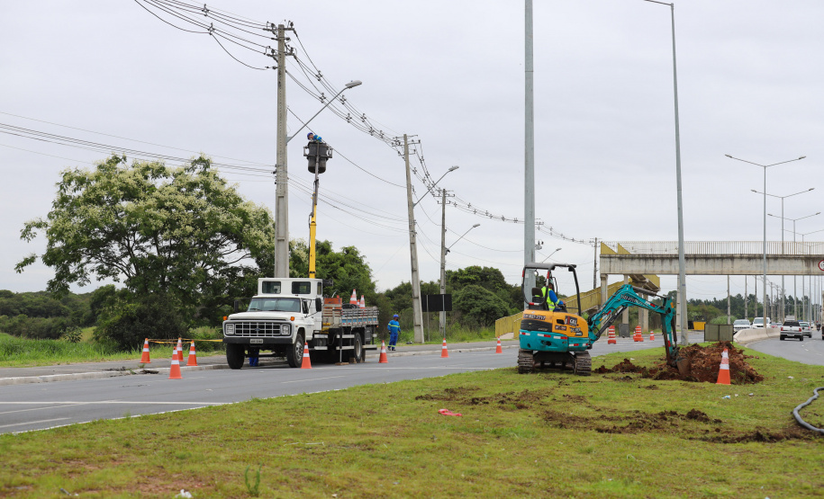 Governo do Estado inicia obras da nova iluminação da Rodovia João Leopoldo Jacomel