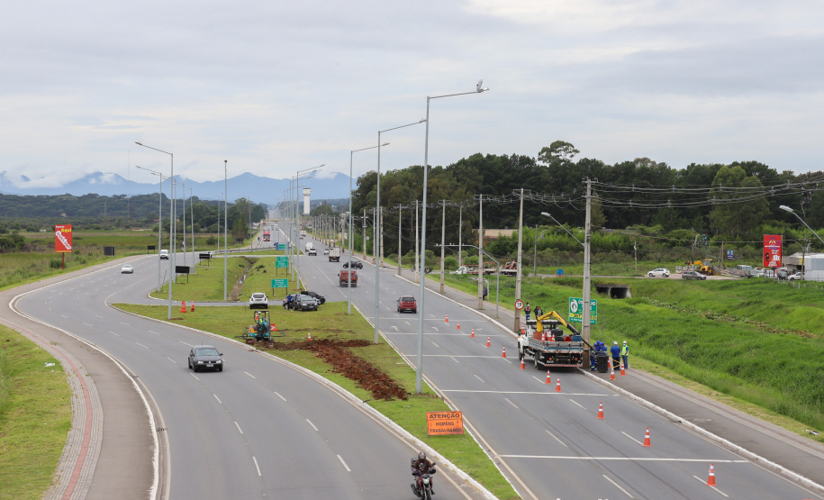 Governo do Estado inicia obras da nova iluminação da Rodovia João Leopoldo Jacomel