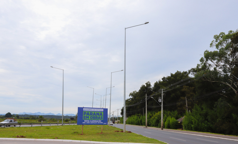 Governo do Estado inicia obras da nova iluminação da Rodovia João Leopoldo Jacomel