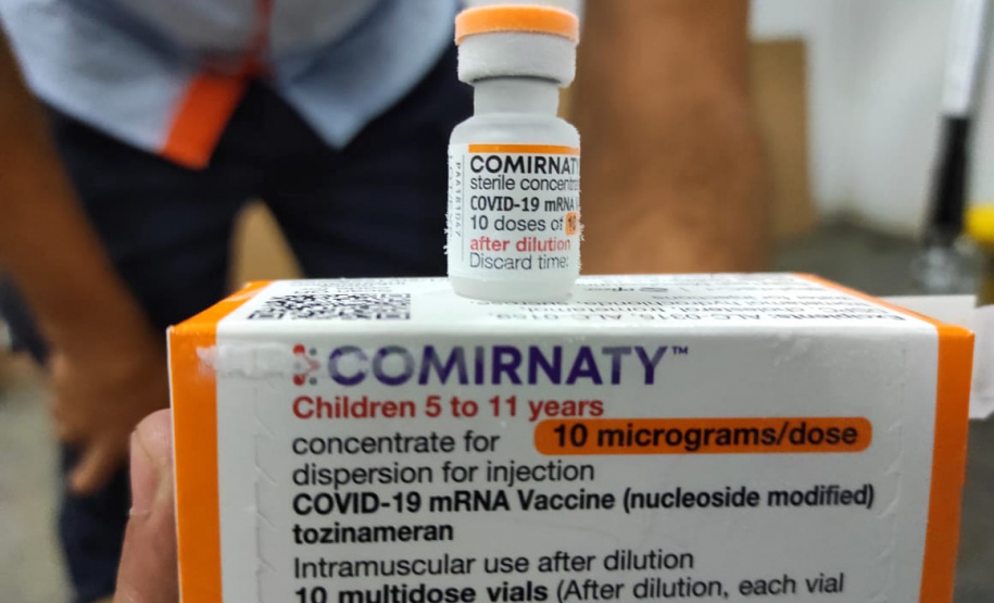 Terceiro lote de vacinas pediátricas da Pfizer e 118 mil CoronaVac chegam ao Paraná nesta terça
