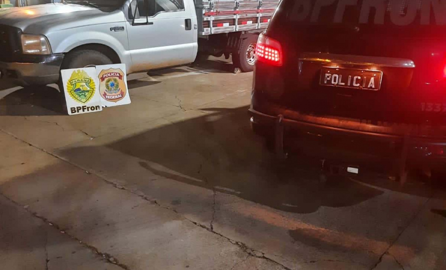 BPFRON e PF apreendem carga de agrotóxicos avaliada em R$ 10 milhões no Oeste do estado