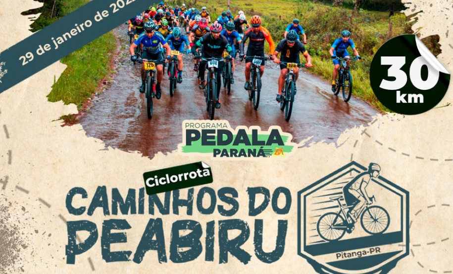 Pedala Paraná inaugura ciclorrota Caminhos do Peabiru