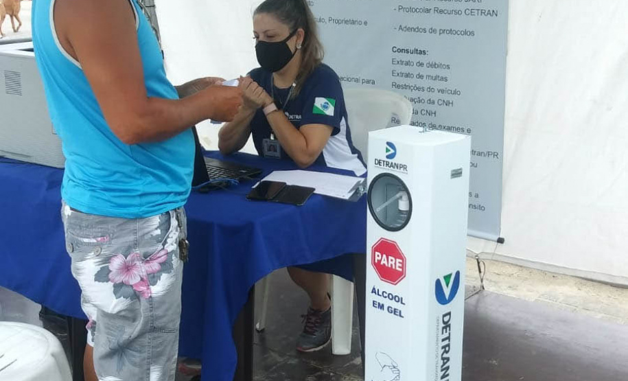 Detran-PR registra mais de 3 mil atendimentos no Litoral