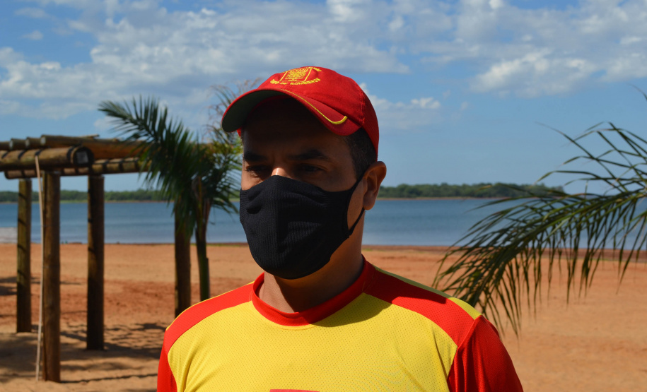 Fiscalização intensa do Corpo de Bombeiros leva tranquilidade e segurança às praias de água doce da Costa Oeste