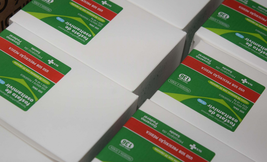 Saúde abastece Regionais com 380 mil unidades de Tamiflu e distribui mais de 315 mil vacinas contra a Covid-19