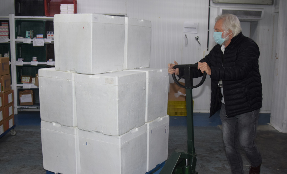 Saúde recebe mais 567 mil vacinas contra a Covid-19 e inicia distribuição ainda hoje para Regionais