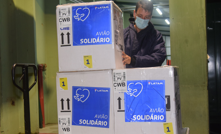 Nova remessa com 65,5 mil vacinas para crianças chega ao Estado