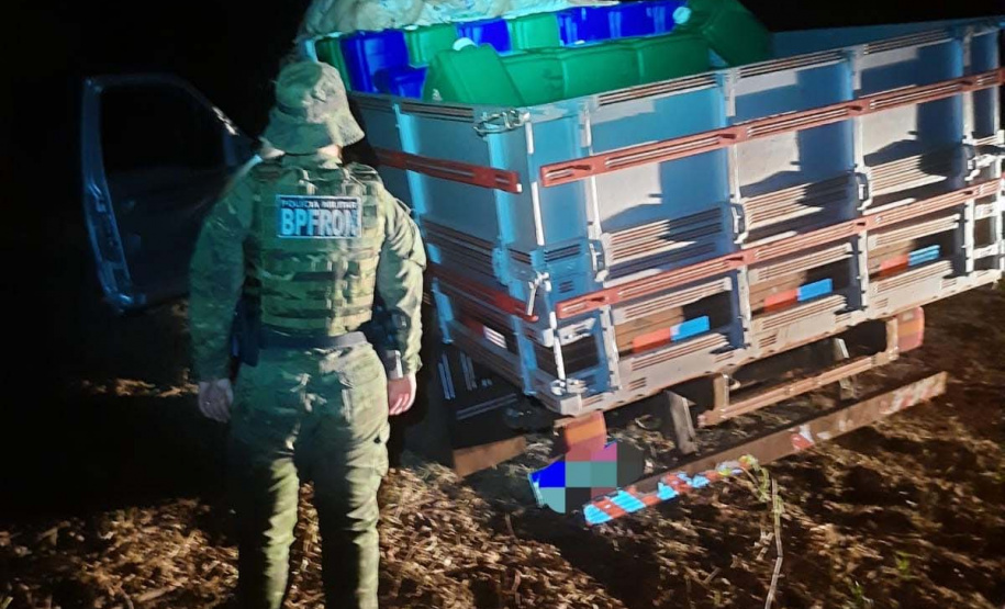BPFRON e PF apreendem carga de agrotóxicos avaliada em R$ 10 milhões no Oeste do estado