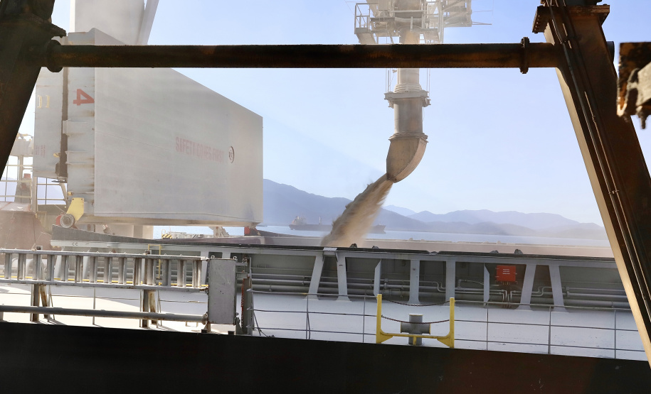 90% da receita de exportações dos Portos do Paraná são produtos do Agro