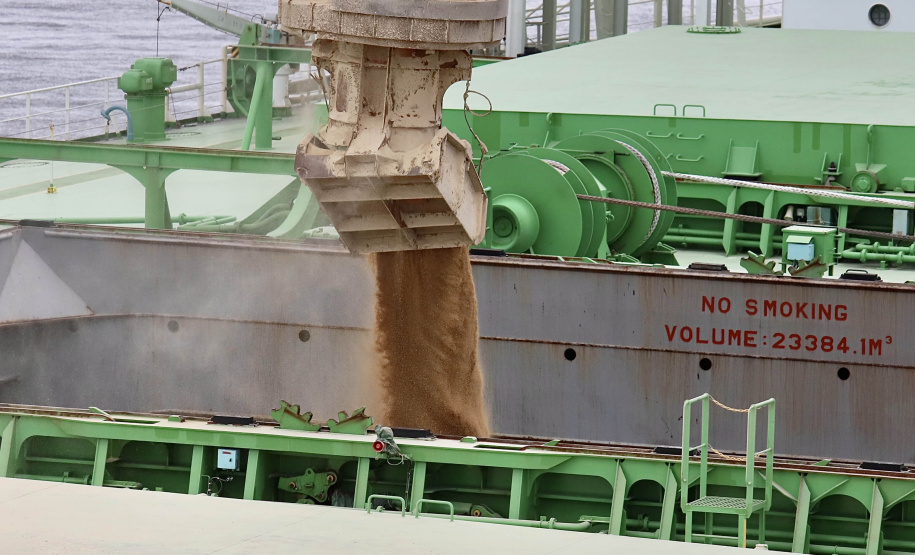 90% da receita de exportações dos Portos do Paraná são produtos do Agro