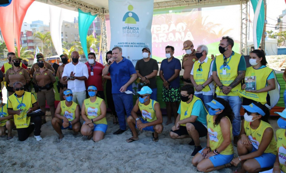 Secretaria de Justiça, Família e Trabalho e PM reforçam segurança das crianças no Litoral com adesão do município de Matinhos à Força-Tarefa Infância Segura