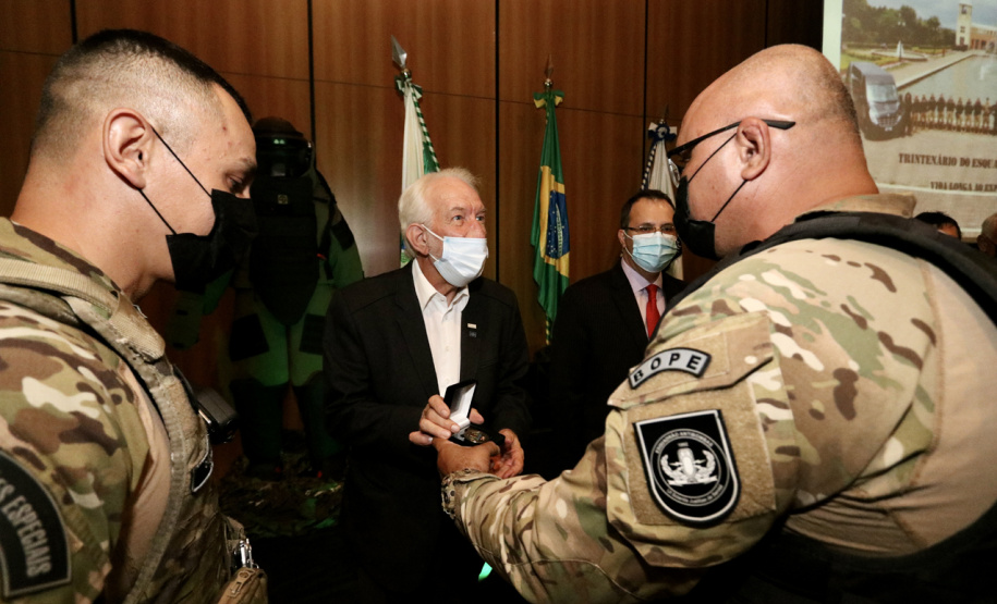 Esquadrão Antibombas da PMPR celebra trigésimo aniversário com presença do vice-governador