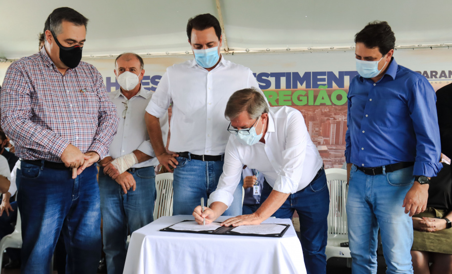 GOVERNADOR ANUNCIA PACOTE DE NOVOS INVESTIMENTOS PARA APUCARANA E REGIÃO