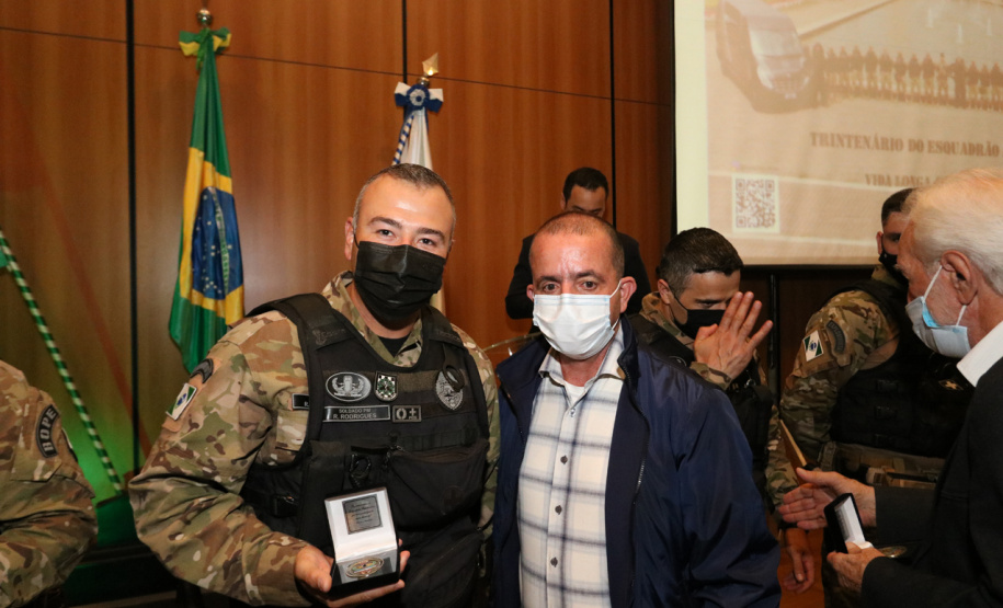 Esquadrão Antibombas da PMPR celebra trigésimo aniversário com presença do vice-governador