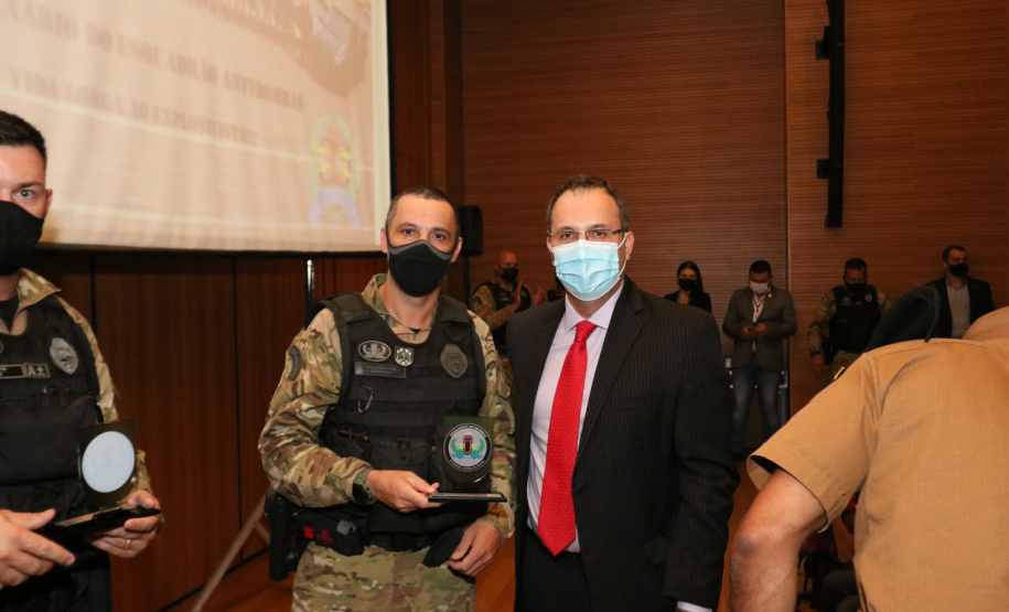 Esquadrão Antibombas da PMPR celebra trigésimo aniversário com presença do vice-governador