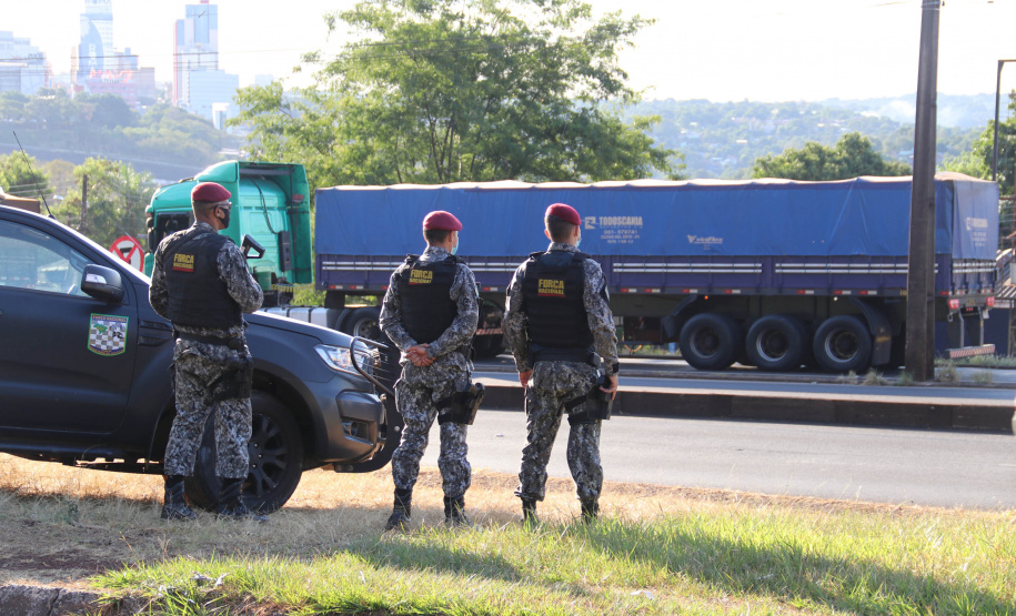 Atuação das forças policiais estaduais com a Força Nacional reduz crimes na região Oeste do PR