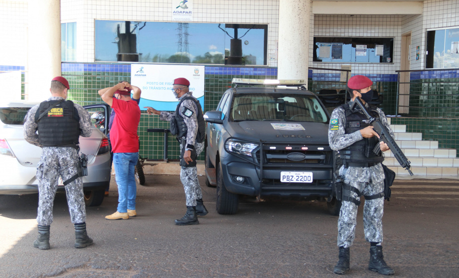 Atuação das forças policiais estaduais com a Força Nacional reduz crimes na região Oeste do PR