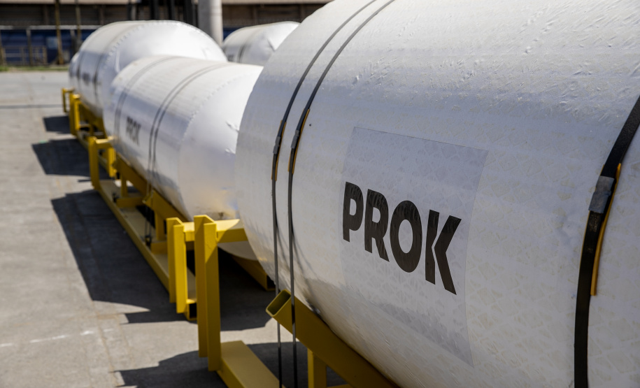 Peças para indústria de mineração são embarcadas no Porto de Paranaguá