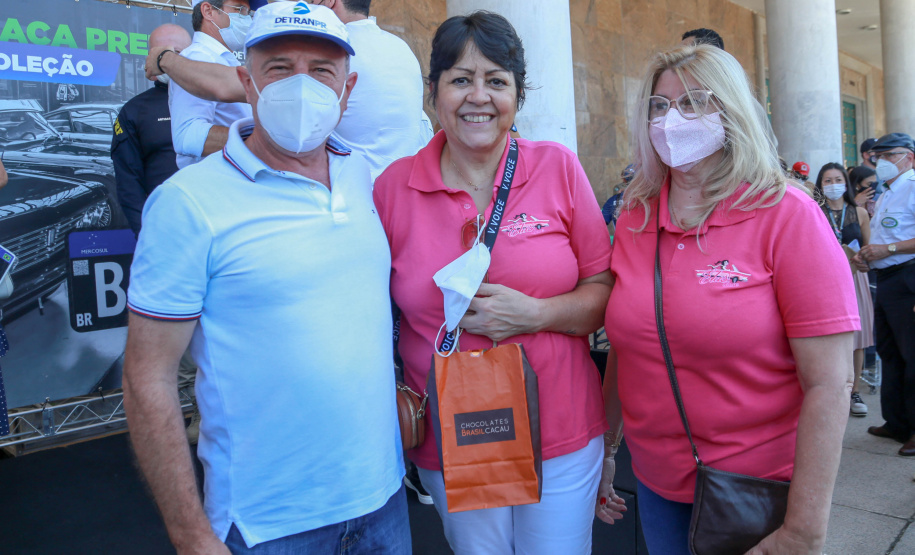 O Departamento de Trânsito do Paraná (Detran-PR), junto com a Federação Brasileira de Veículos Antigos (FBVA), realiza o evento de lançamento do novo modelo de placa preta para veículos de coleção - Curitiba, 22/01/2022