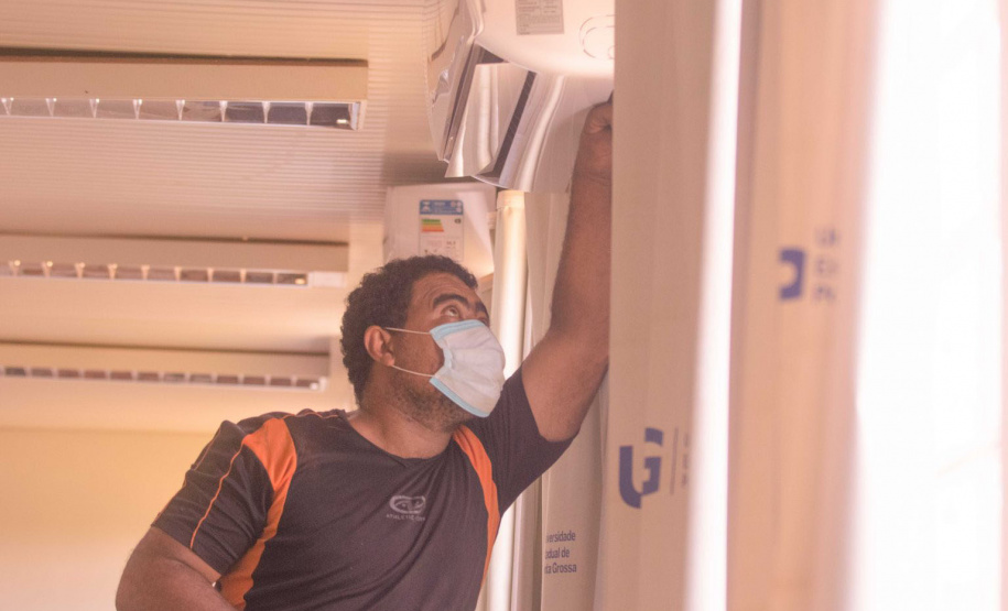 UEPG investe mais de R$ 340 mil em ar-condicionado na Central de Salas