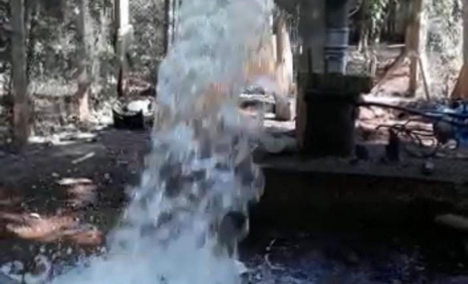 Sanepar coloca poço em operação e suspende até segunda-feira o rodízio em Santo Antônio do Sudoeste e Pranchita