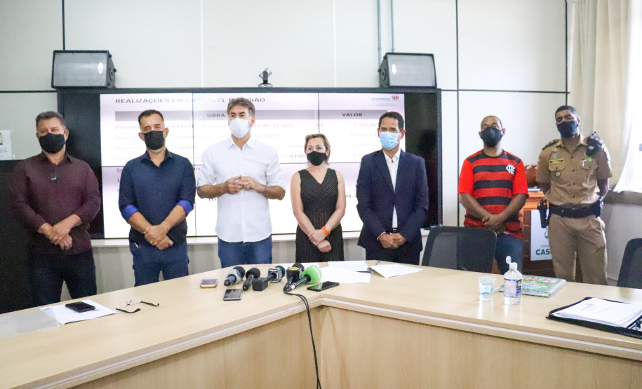 Secretário da Segurança Pública apresenta andamento de obras e aquisições para a região de Cascavel