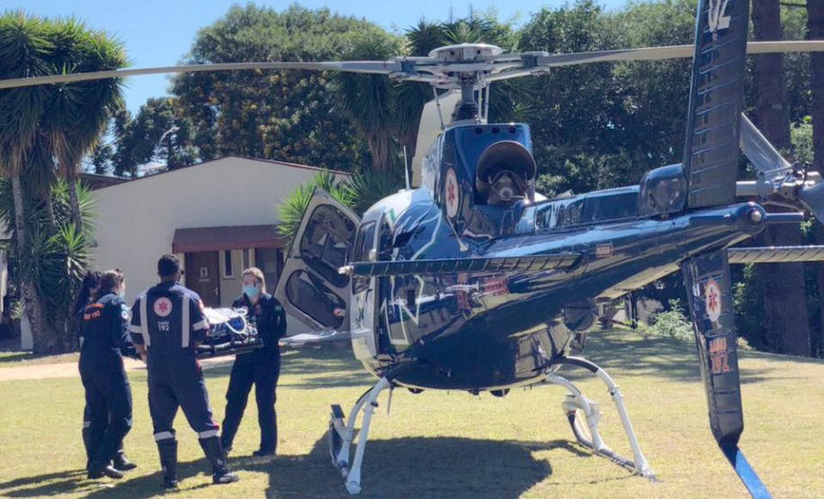 Primeira base aeromédica do interior do Estado completa oito anos