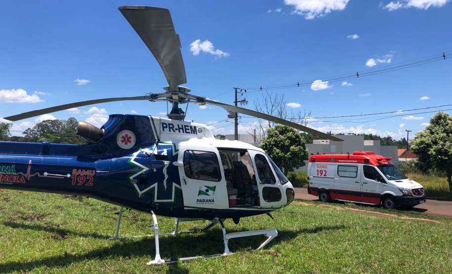 Primeira base aeromédica do interior do Estado completa oito anos