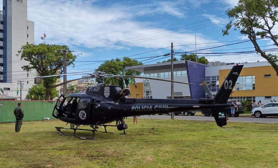 Polícia Civil realiza voos especializados de polícia judiciária no Litoral