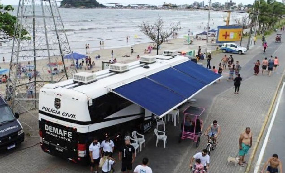 Delegacia Móvel da PCPR atenderá população neste fim de semana em Guaratuba