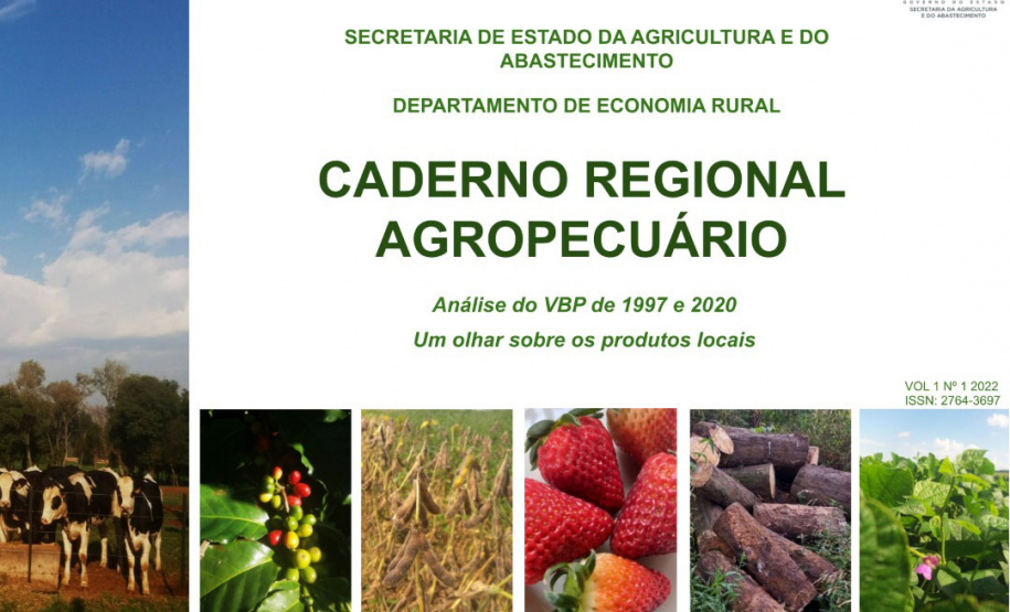 Secretaria da Agricultura lança Caderno com análise da evolução do Valor Bruto da Produção