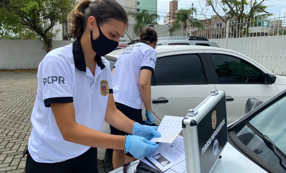 Polícia Civil intensifica perícias papiloscópicas no Litoral