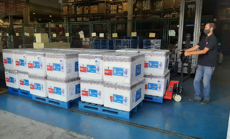 Paraná espera receber mais 1,4 milhão de vacinas contra a Covid-19