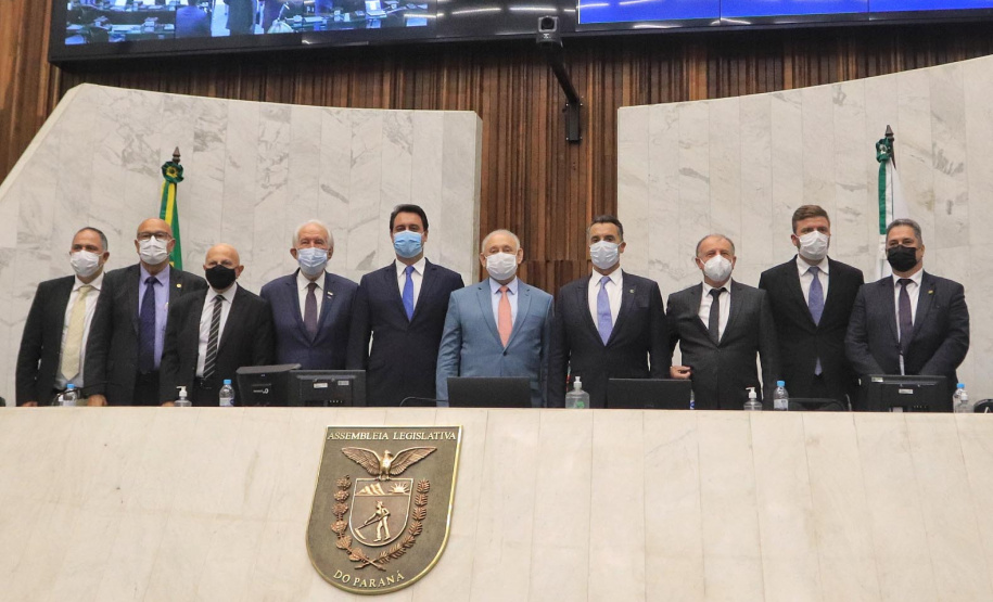 O governador Carlos Massa Ratinho Junior participou nesta quarta-feira (2) da abertura dos trabalhos da 19ª Legislatura da Assembleia Legislativa.