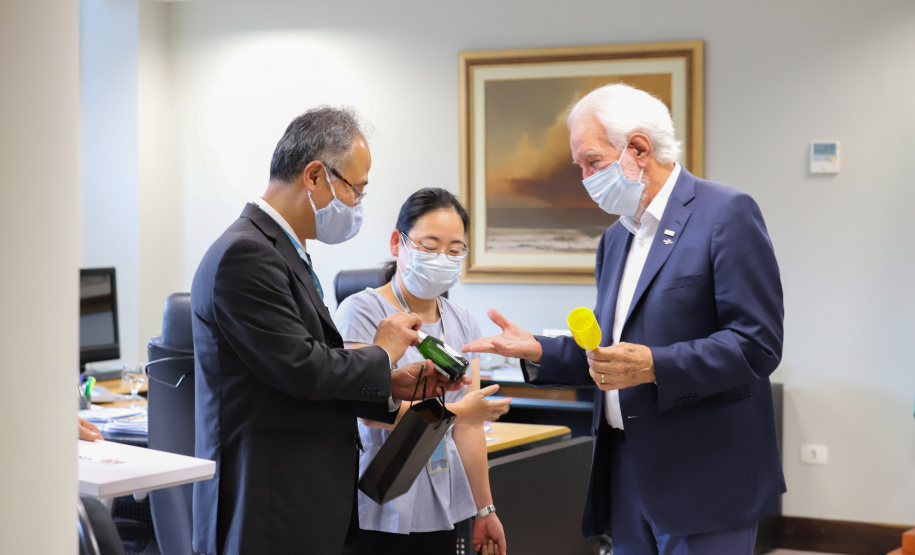 Vice-governador recebe novo presidente da Sumitomo e conhece plano de investimento de R$ 1 bilhão