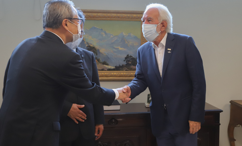 Vice-governador recebe novo presidente da Sumitomo e conhece plano de investimento de R$ 1 bilhão