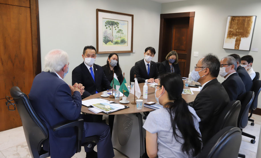 Vice-governador recebe novo presidente da Sumitomo e conhece plano de investimento de R$ 1 bilhão