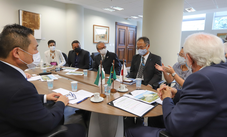Vice-governador recebe novo presidente da Sumitomo e conhece plano de investimento de R$ 1 bilhão