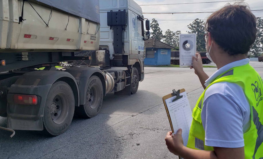 monitoramento de fumaça preta e orientação sobre destinação de resíduos executado no Pátio de Triagem de Paranaguá.