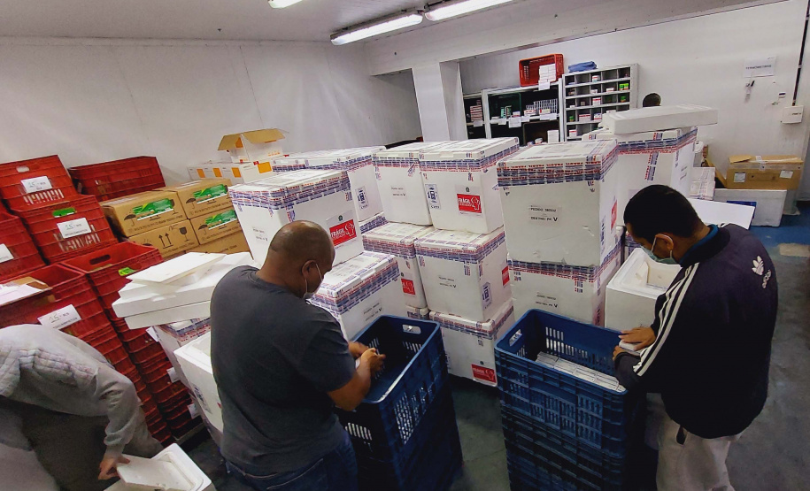 Paraná recebe 914 mil vacinas contra a Covid-19 e mais 294 mil Pfizer devem chegar ainda hoje