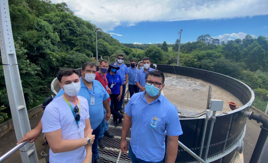 Profissionais da Copasa visitam unidades da Sanepar em Guarapuava e Curitiba