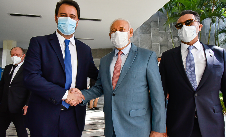O governador Carlos Massa Ratinho Junior participou nesta quarta-feira (2) da abertura dos trabalhos da 19ª Legislatura da Assembleia Legislativa.