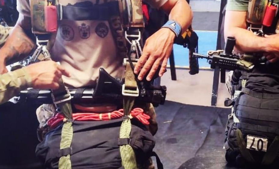 Polícia Militar do Paraná envia profissionais à Bahia para o I Simpósio de Operações Especiais e Atividade de Salto Livre Operacional